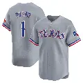 Men's No.1 Kevin Pillar Texas Rangers Gray Limited Away Jersey